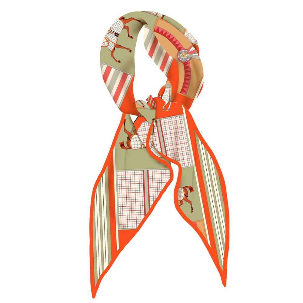 Scarf Silk Square - Nieuw ontwerp, modieuze bedrukte zijden sjaals,