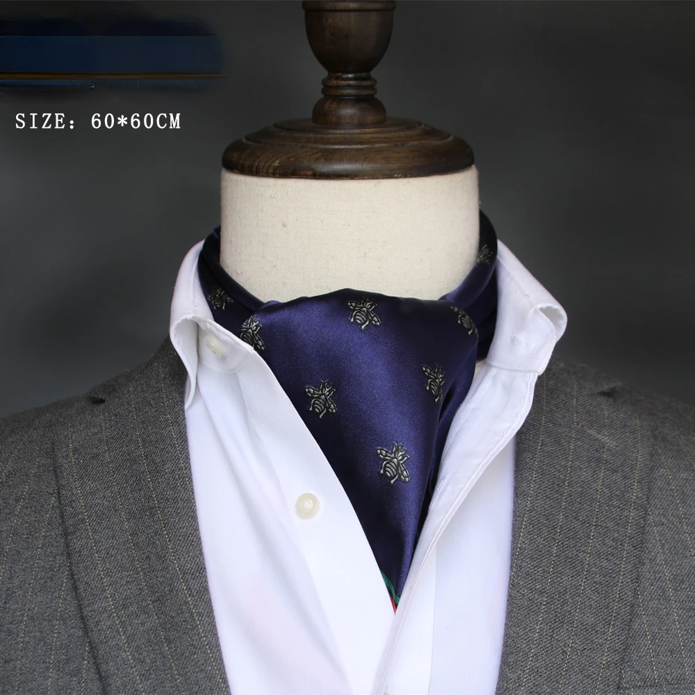 Scarf Silk Square - Britse Heren Zijden Sjaal Kleine Vierkante