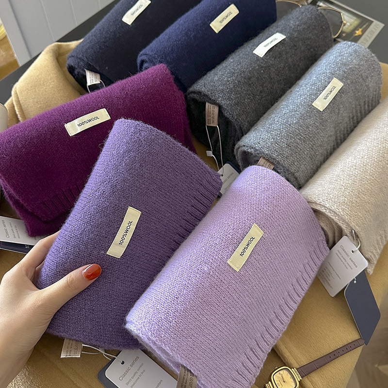 48-kleurige pure wollen sjaal  - Muffler Men Wool recensie en prijs