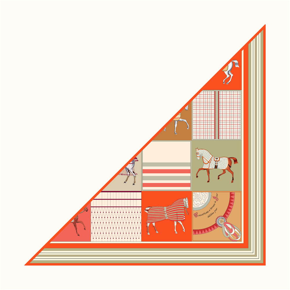 Nieuw ontwerp, modieuze bedruk - Scarf Silk Square recensie en prijs