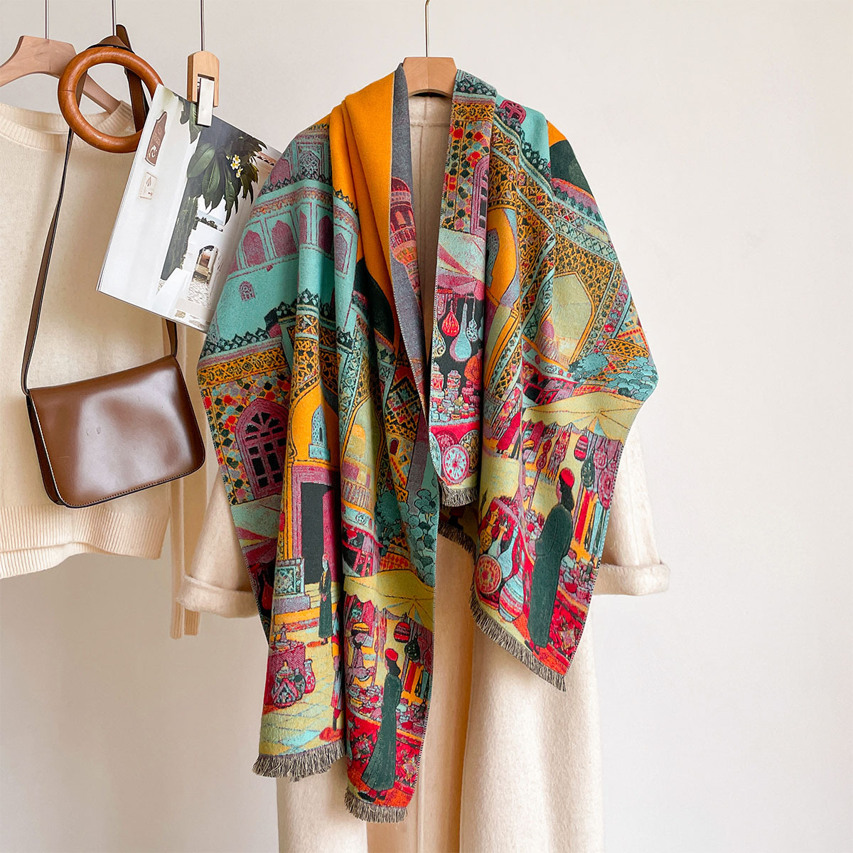 Dames Imitatie Kasjmier Sjaal, - Woven Scarf Blanket recensie en prijs