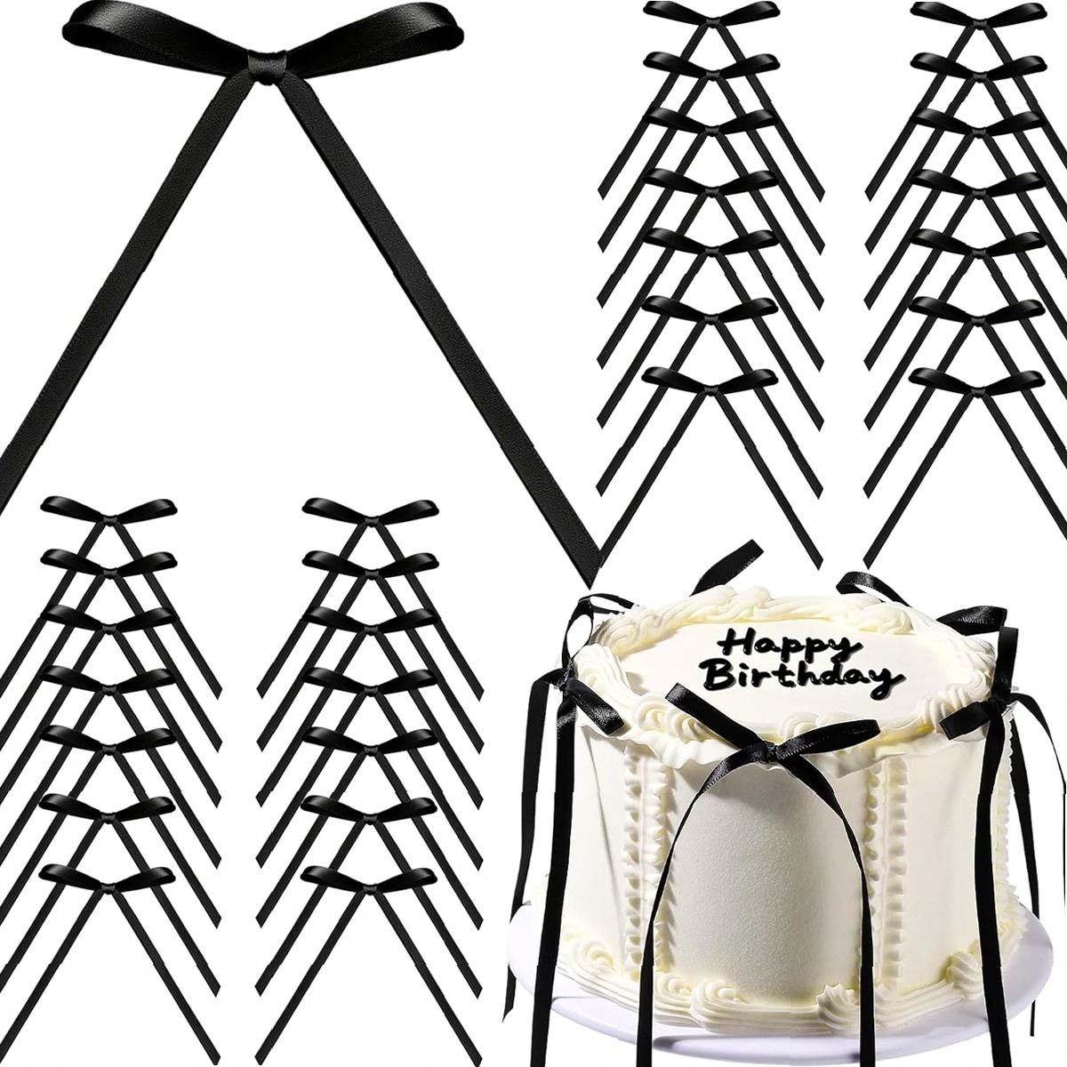 10/20 stuks Zwarte Satijnen St - Bow Tie Pre Tied recensie en prijs